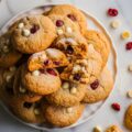easy white chocolate cranberry cookies