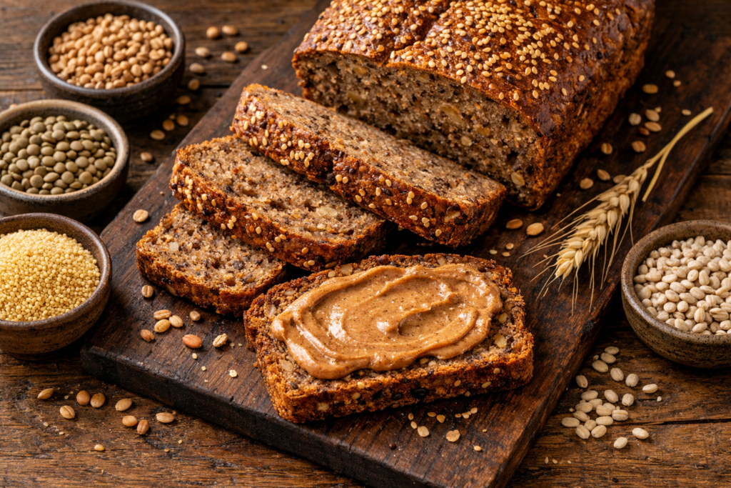 recipe for Ezekiel bread with sprouted grains