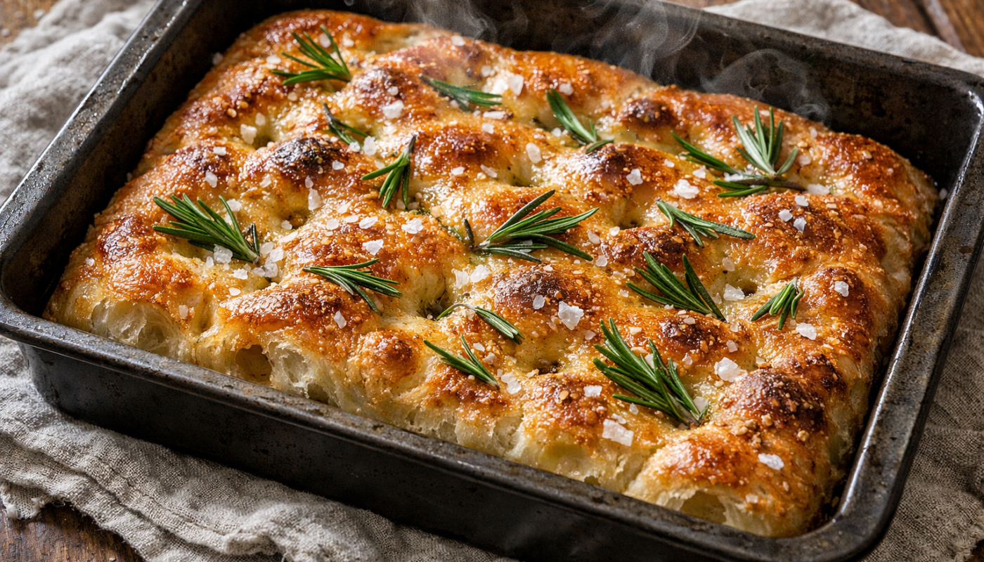 Sourdough Focaccia Recipe: Crispy, Chewy & Incredibly Easy to Make